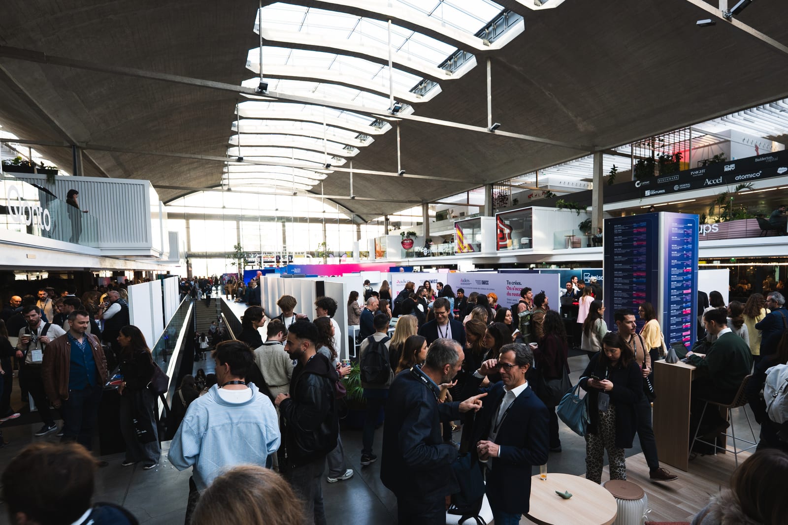 Grande Halle packed with PCW 2025 attendees under the glass roof