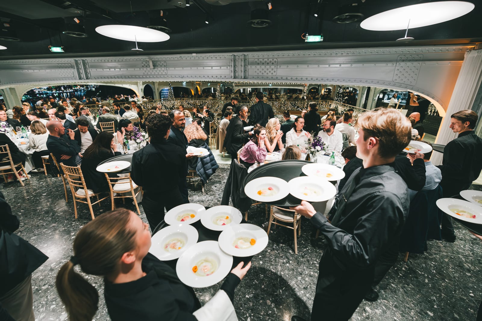 PCW 2025 gala dinner - warm ambient lighting