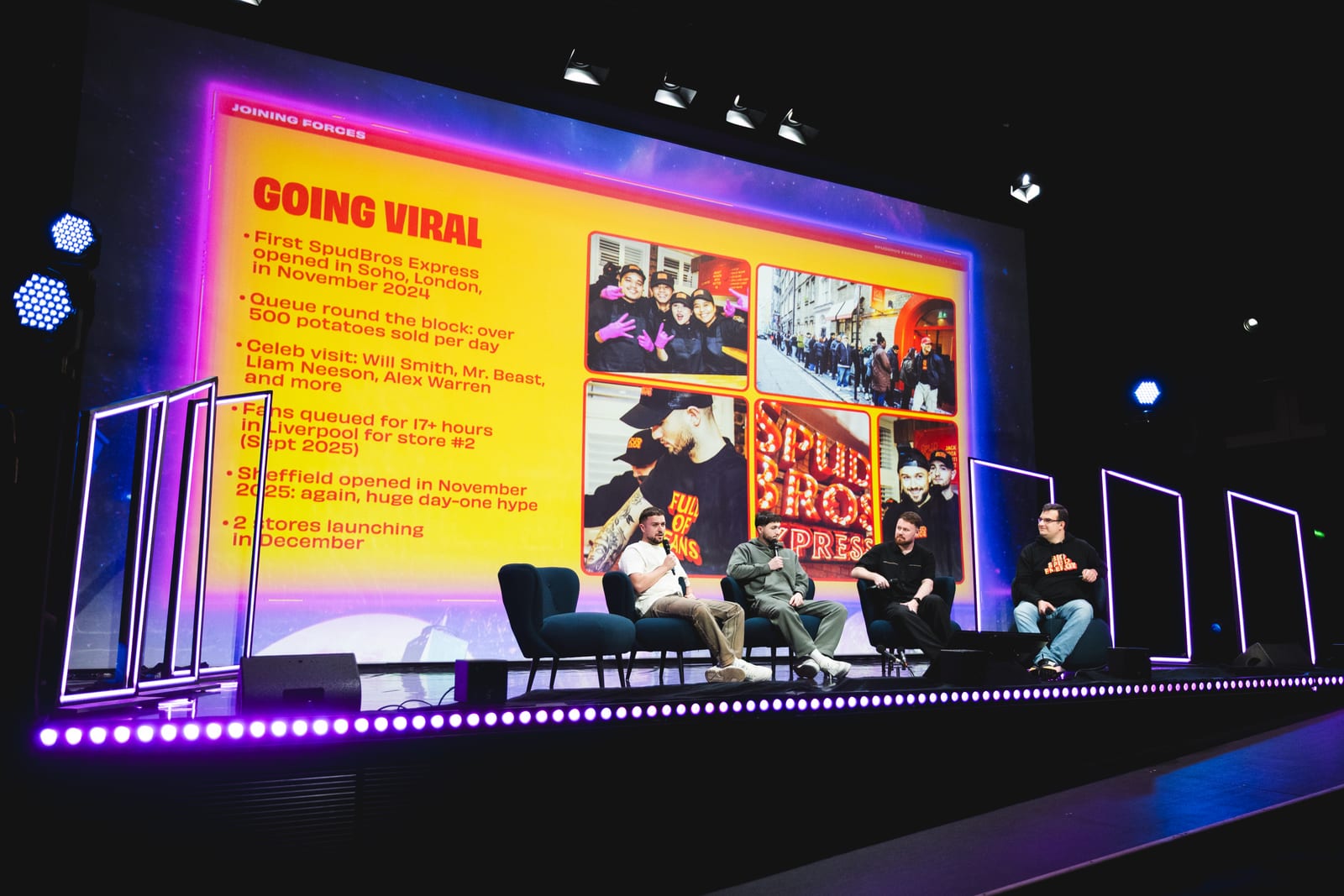 Going Viral panel at the Master Stage