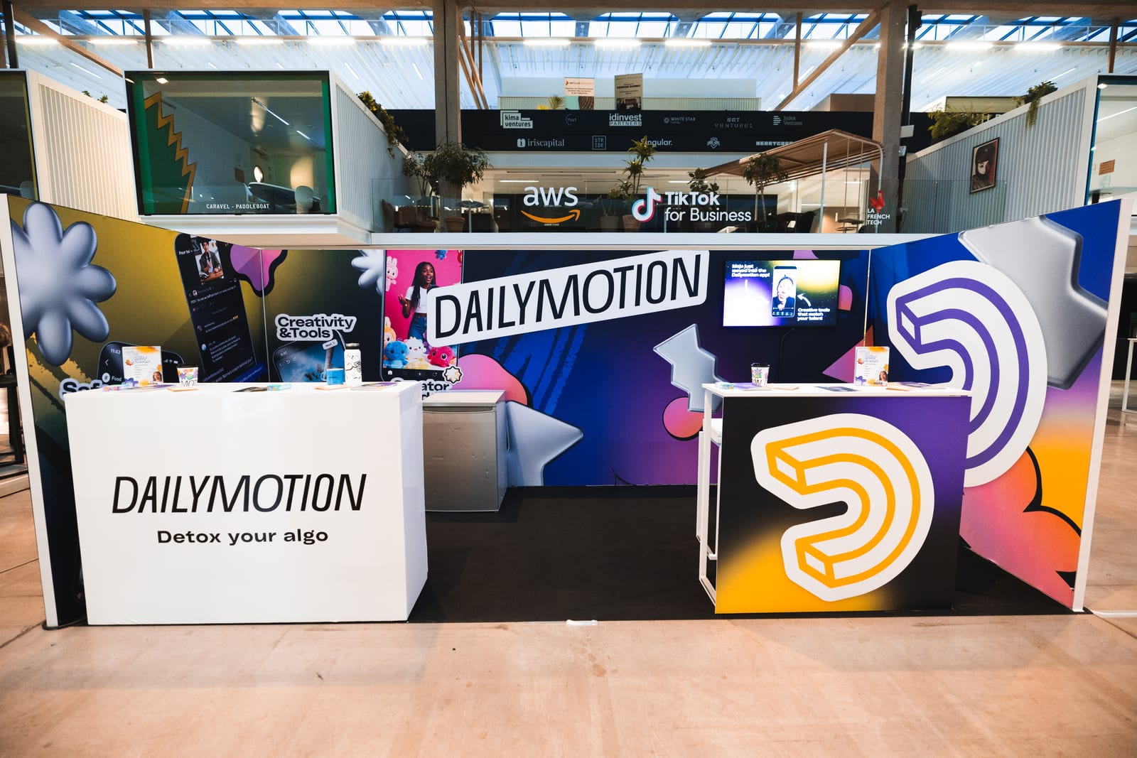 Dailymotion exhibitor booth
