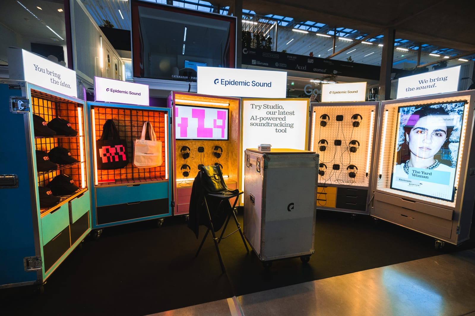 Epidemic Sound booth - Studio AI demo